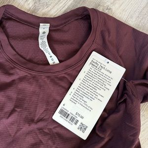 Lululemon swiftly tech long sleeve size 6